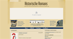 Desktop Screenshot of historische-romans.nl