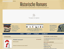 Tablet Screenshot of historische-romans.nl